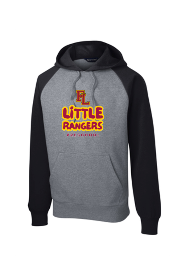 FL ECPP Sport-Tek® Raglan Colorblock Pullover Hooded Sweatshirt (Little Rangers Stacked)