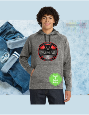 Parker Sport-Tek® PosiCharge® Electric Heather Fleece Hooded Pullover