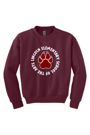 Lincoln Heavy Blend™ Crewneck Sweatshirt (Circle with Paw Logo)