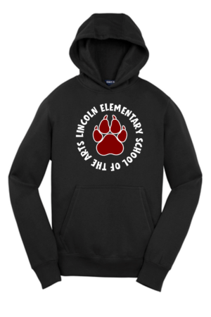 Lincoln Sport-Tek® Pullover Hooded Sweatshirt (Circle with Paw Logo)