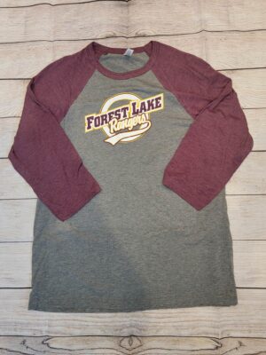 *Clearance* Forest Lake Rangers 3/4 Sleeve Tri blend T-shirt