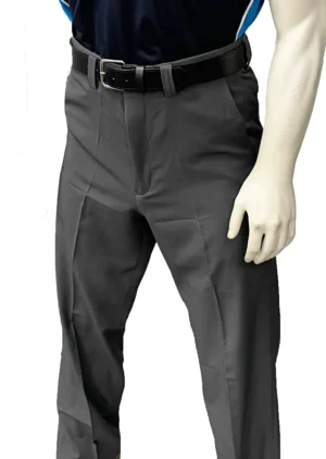 District One Umpires Men's Smitty "4-Way Stretch" FLAT FRONT PLATE PANTS with SLASH POCKETS "EXPANDER WAISTBAND