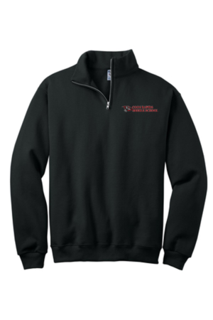CR Middle School Jerzees® - NuBlend® 1/4-Zip Cadet Collar Sweatshirt (LC Full Text Emb)