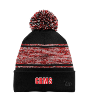 CR Middle School New Era ® Knit Chilled Pom Beanie (CRMS)