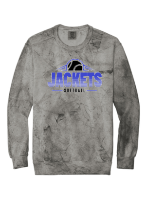 Cambridge- Isanti Fastpitch Comfort Colors® Color Blast Crewneck Sweatshirt (Multi Line Logo)