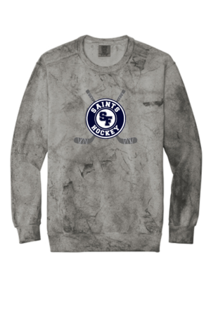 SF Hockey Comfort Colors® Color Blast Crewneck Sweatshirt (Stick Logo)