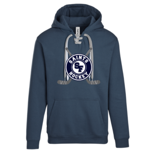 SF Hockey Adult Lace Up Hooded Sweatshirt (Sticks Logo)