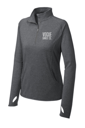 Vogue Sport-Tek® Women's Sport-Wick® Stretch 1/4-Zip Pullover (Vogue Dance Co. Stacked)