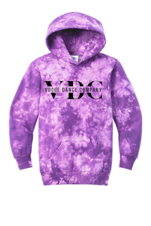 Vogue Port & Company® Crystal Tie-Dye Pullover Hoodie (VDC)