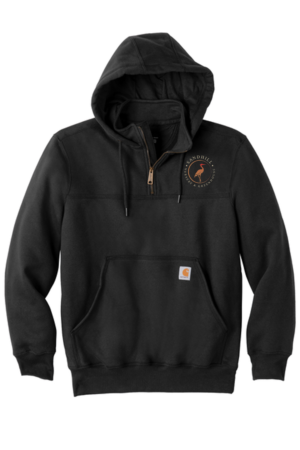 Sandhill Carhartt ® Rain Defender ® Paxton Heavyweight Hooded Zip Mock Sweatshirt (Emb)