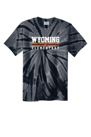 Wyoming Elementary Port & Company® Tie-Dye Tee (Wyoming Stacked Logo)