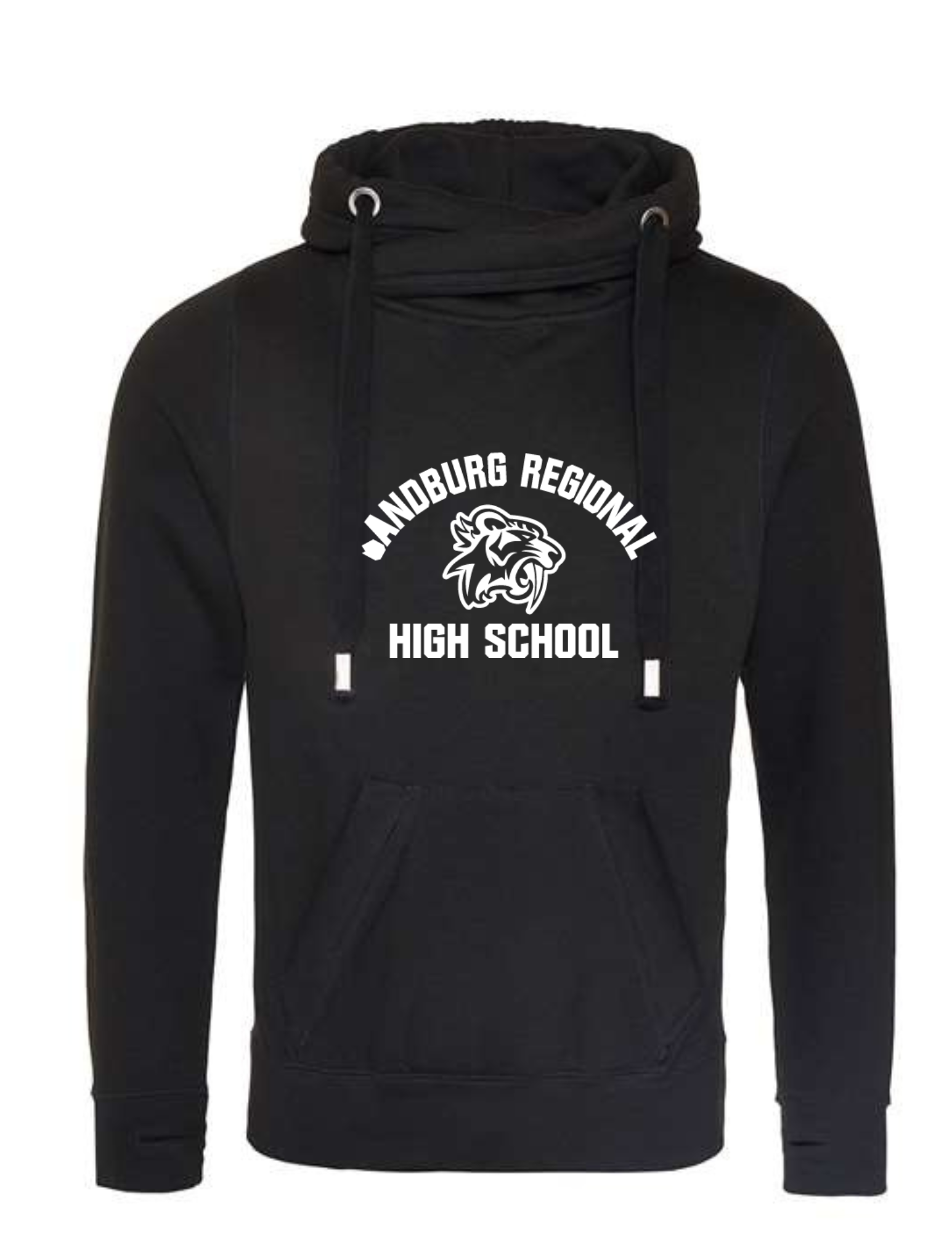 Sandburg Regional High School Unisex Cross Neck Hooded Sweatshirt (Arc)