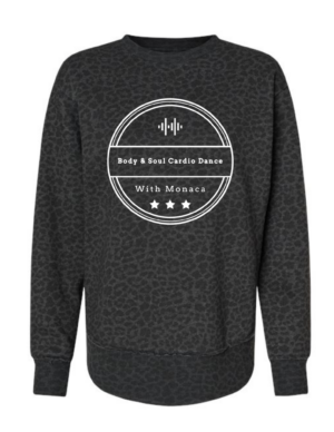 Body & Soul by Monaca Women's Weekend Fleece Crewneck Sweatshirt (full front)