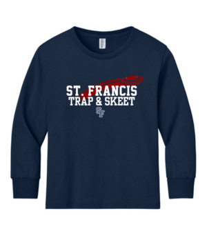 SF Trap Jerzees® Dri-Power® 50/50 Cotton/Poly Long Sleeve T-Shirt (full front words logo)