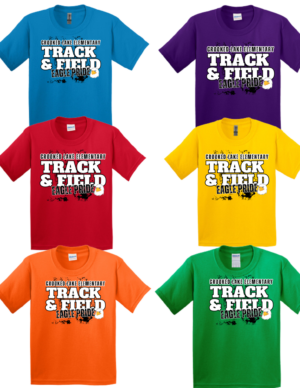 Crooked Lake Track & Field Day Shirts
