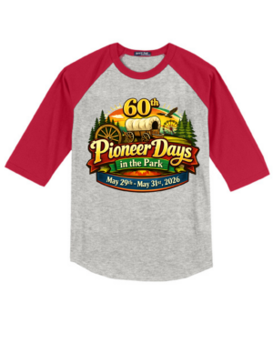 St Francis Pioneer Days 60th Anniversary Youth Colorblock Raglan Jersey