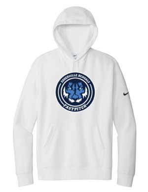 Soderville Fastpitch Nike Club Fleece Sleeve Swoosh Pullover Hoodie (Circle logo)