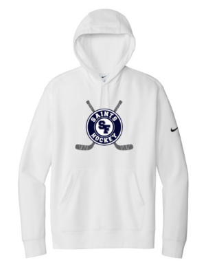 SF Hockey Nike Club Fleece Sleeve Swoosh Pullover Hoodie (sticks)