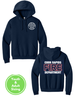 Coon Rapids Fire Jerzees® NuBlend® Pullover Hooded Sweatshirt (lc/fb)