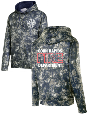 Coon Rapids Fire Sport-Wick® Mineral Freeze Fleece Hooded Pullover (lc/fb)