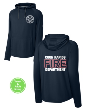 Coon Rapids Fire Richardson Charge Performance Fleece Long Sleeve Hoodie (lc/fb)