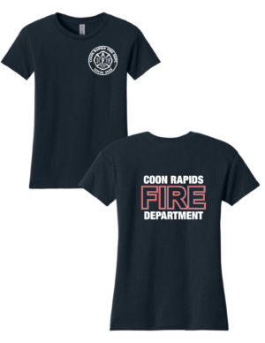 Coon Rapids Fire Next Level Apparel® Women’s Cotton Relaxed Tee (lc/fb)