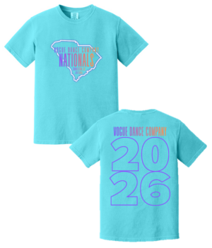 Vogue Nationals 2026 Comfort Colors Heavyweight Ring Spun Tee