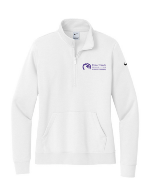 Cedar Creek Living Nike Club Fleece Sleeve Swoosh 1/2-Zip