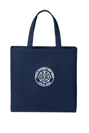 Coon Rapids Fire Port Authority® Cotton Canvas Tote (circle logo)