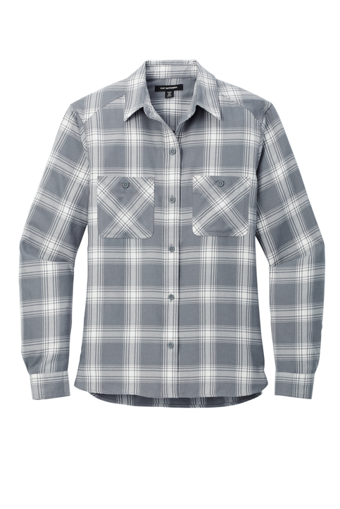 Becker & Associates Port Authority® Plaid Flannel Shirt (men and womens) - Image 2