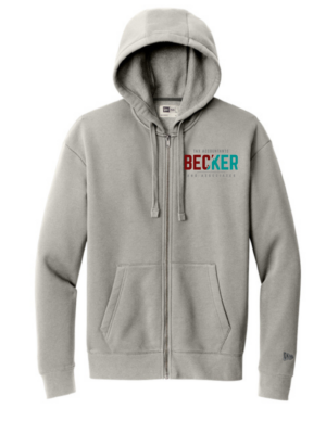 Becker & Associates New Era® Heritage Fleece Full-Zip Hoodie
