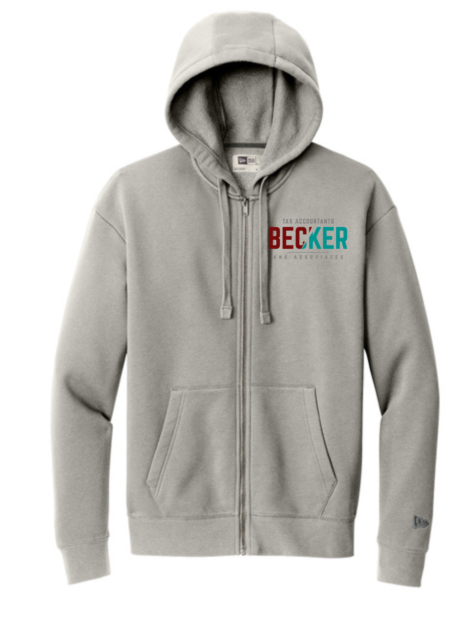 Becker & Associates New Era® Heritage Fleece Full-Zip Hoodie