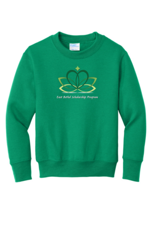 East Bethel Royalty Port & Co™ Youth Core Fleece Crewneck Sweatshirt (Full Front)