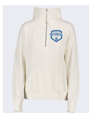 AH Technical High School Ladies Boxy Half Zip Fleece (embroidered)