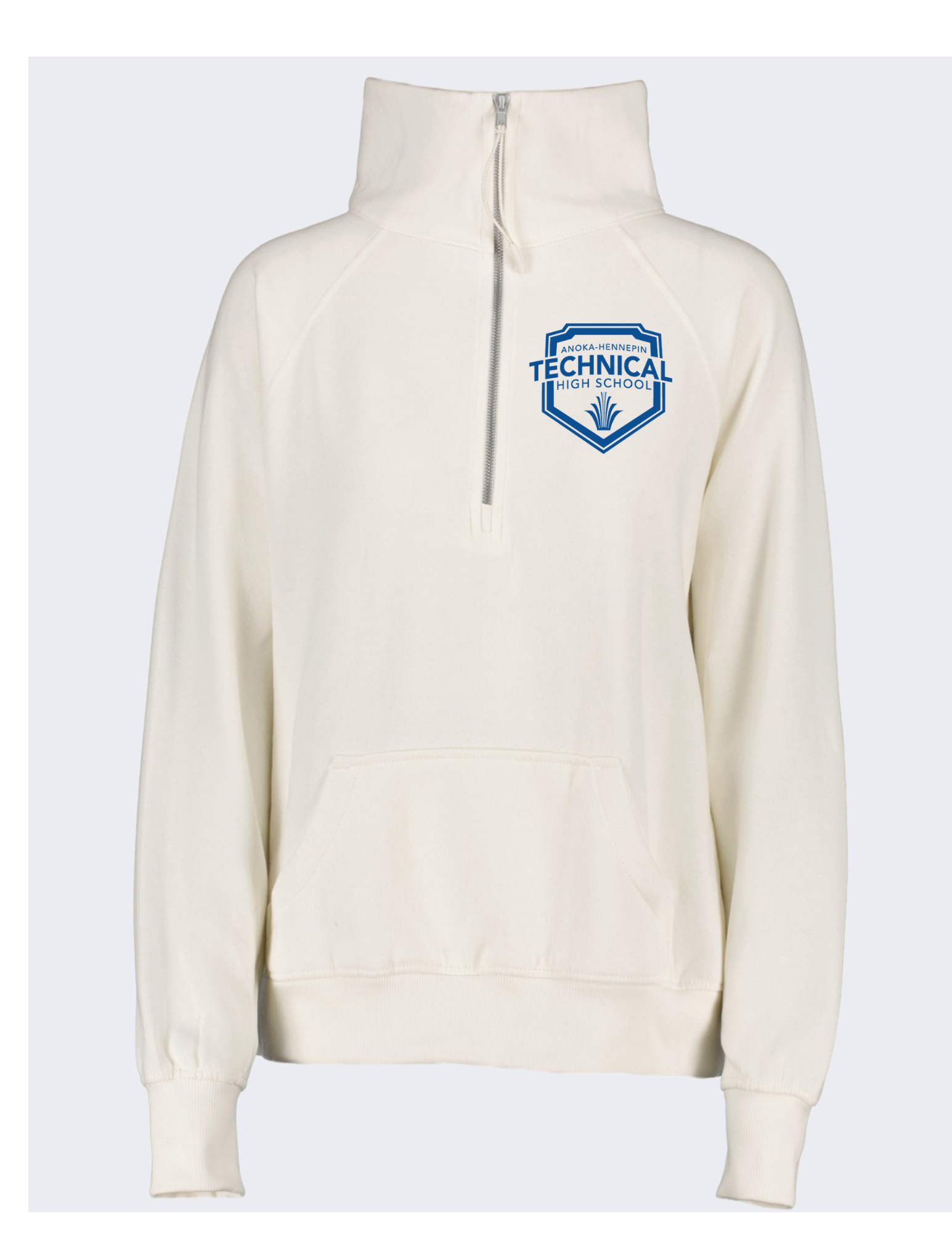 AH Technical High School Ladies Boxy Half Zip Fleece (embroidered)