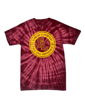 Wyoming Colortone®  YOUTH Spider Tie Dye Tee (circle)