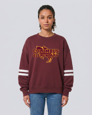 Columbus Elementary Ladies Boxy Varsity Crew (Horse Logo)