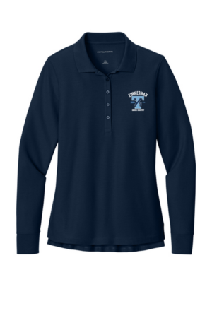 Zimmerman CC Port Authority® Women’s Wearever Signature Pique Long Sleeve Polo (TZ Logo)