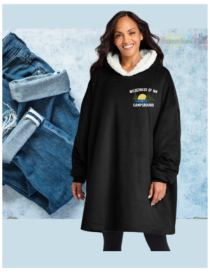 Wilderness of MN  Mountain Lodge Wearable Blanket (embroidered)