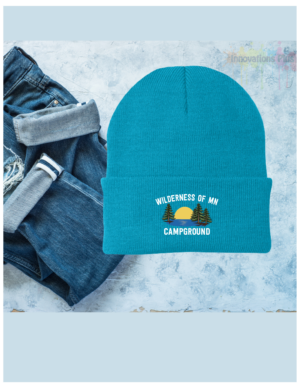 Wilderness of MN Knit Cap (embroidered)