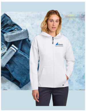 Mains'l New Era® Women’s Double Back Full-Zip Hoodie (Embroidered)