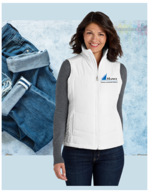 Mains'l Women's Puffy Vest (embroidery)