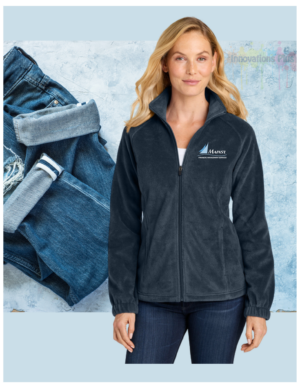 Mains'l Port Authority® Women’s Plush Fleece Full-Zip Jacket (embroidered)