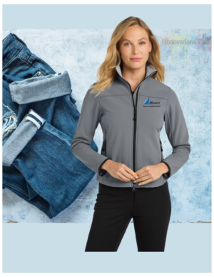 Mains'l Port Authority® Women's Glacier® Soft Shell Jacket (embroidered)