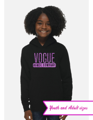 Vogue Premium Pullover Hoodie (Vogue Purple Glitter Embroidery)