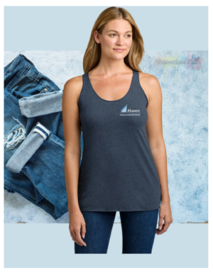 Mains'l Next Level Apparel® Women’s Tri-Blend Racerback Tank