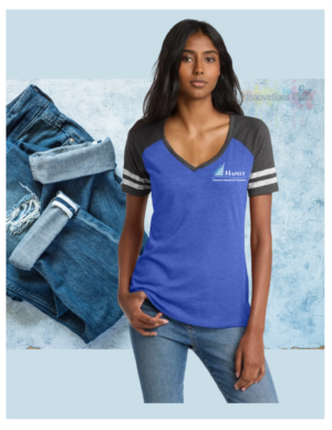 Mains'l District® Women’s Game V-Neck Tee