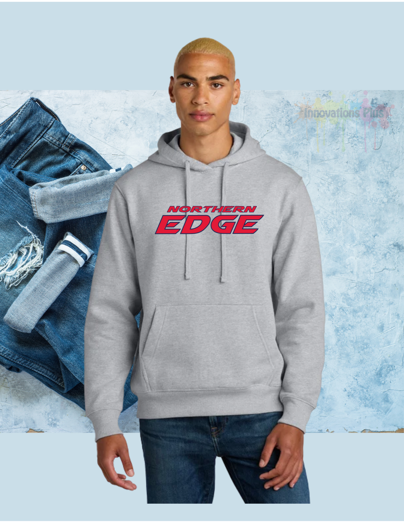Northern Edge District® V.I.T.™ Super Heavyweight Fleece Hoodie (Twill)