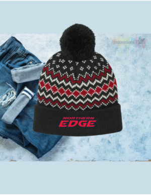 Northern Edge Alpine Pom Beanie