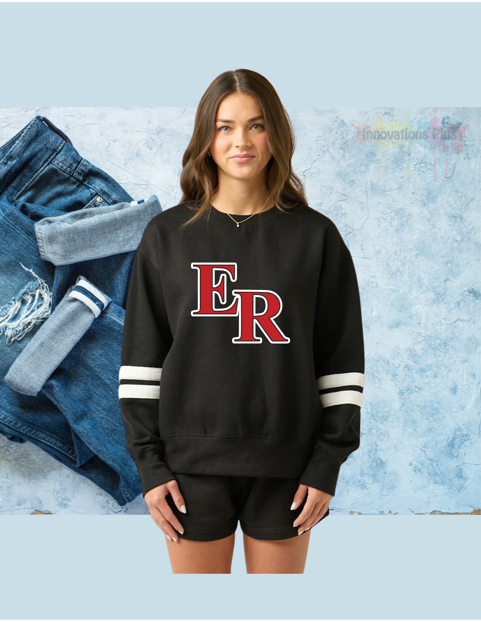 Elk River Ladies Boxy Varsity Crew (ER)